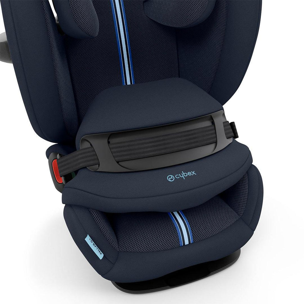 CYBEX Pallas G i-Size Plus Car Seat - Ocean Blue - Belt - The Baby Service