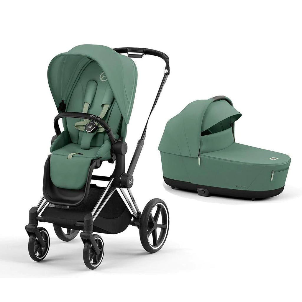 CYBEX PRIAM Pushchair - Leaf Green - Chrome - Lux - The Baby Service