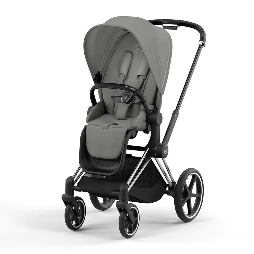 CYBEX PRIAM Pushchair - Mirage Grey - Chrome Black - The Baby Service
