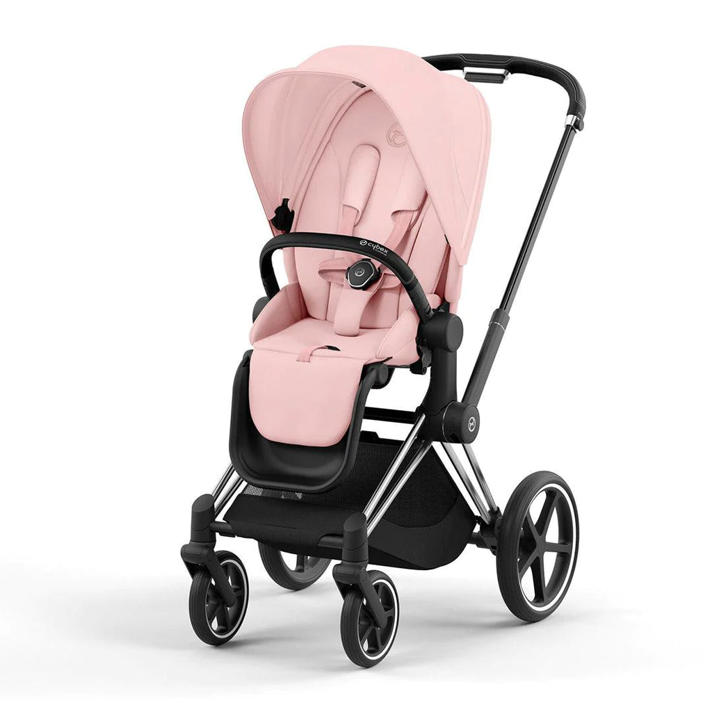 CYBEX PRIAM Pushchair - Peach Pink - Chrome Black - The Baby Service