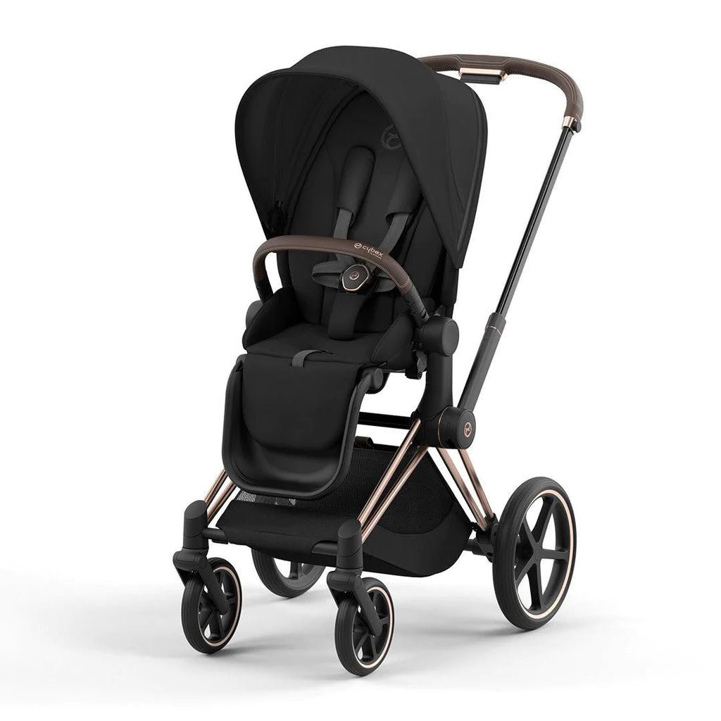 CYBEX PRIAM Pushchair - Sepia Black - Rose Gold - The Baby Service