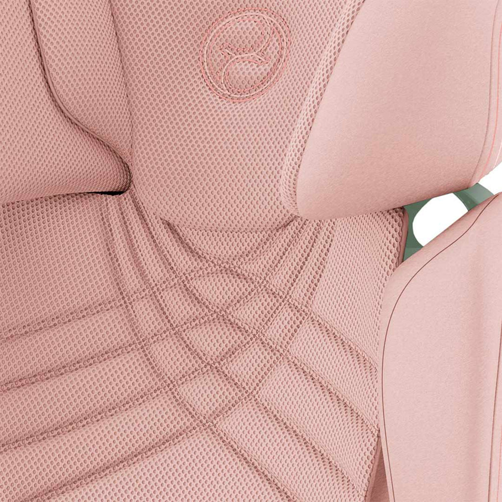 CYBEX Solution T i-Fix Plus Car Seat - Peach Pink - The Baby Service - Close Up
