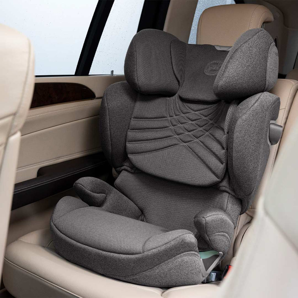 CYBEX Solution T i-Fix Plus Car Seat - Sepia Black - The Baby Service - Lifestyle