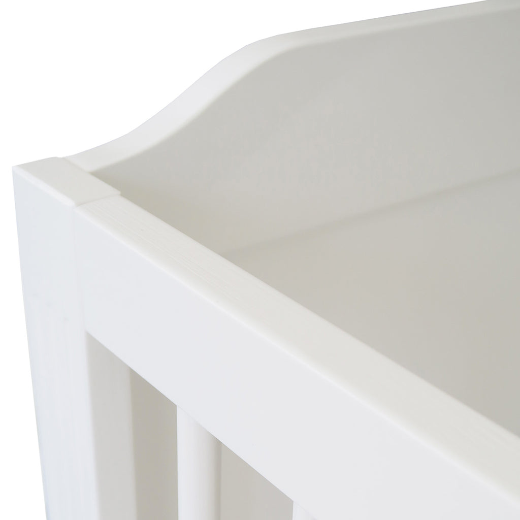 Maison Charlotte - Opera Cot Bed White - Close Up - The Baby Service