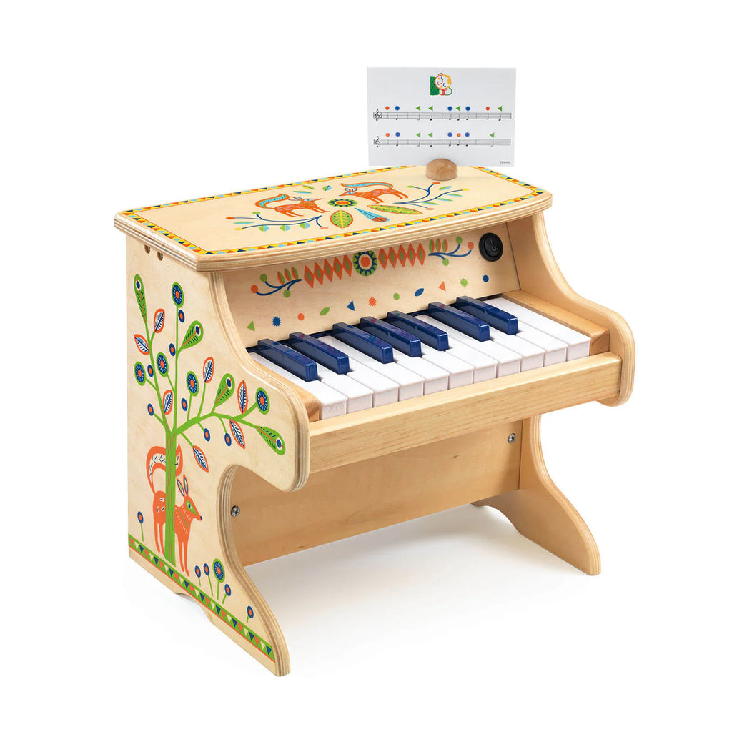 Djeco Animambo Wooden Electric Piano - Toys - The Baby Service