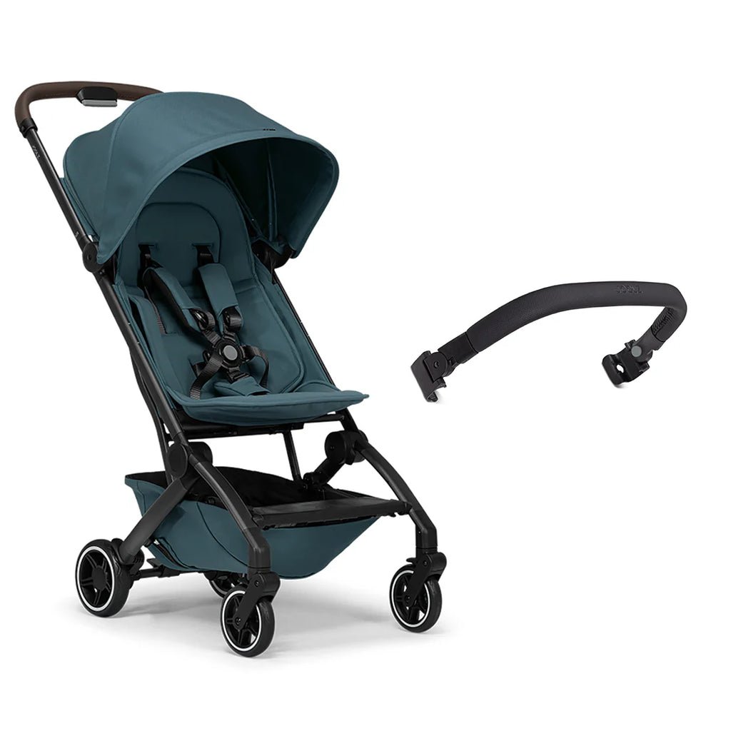 Joolz Aer+ Pushchair - Ocean Blue Limited Edition - Black Bumper Bar - The Baby Service