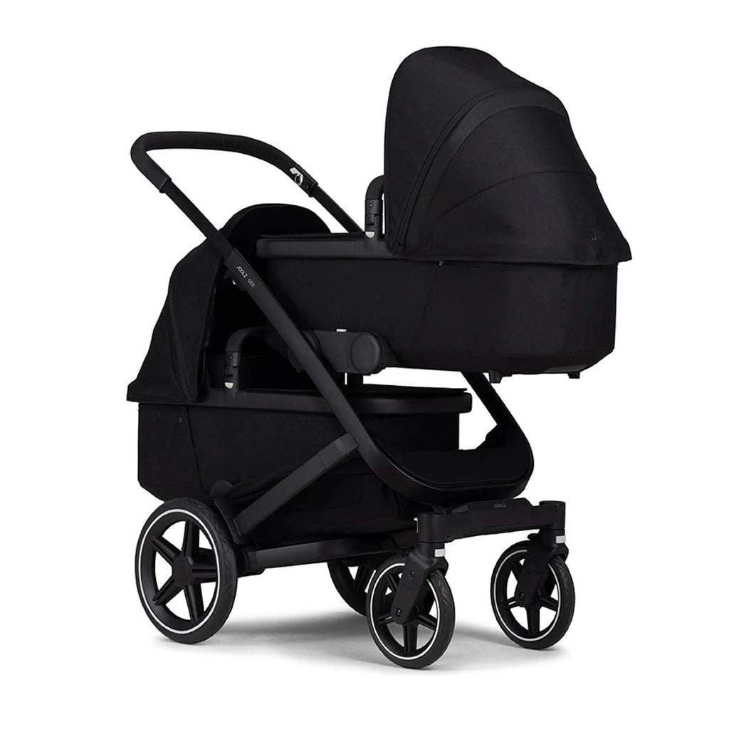 Joolz Geo3 Twin Pushchair - Cot - Brilliant Black - The Baby Service