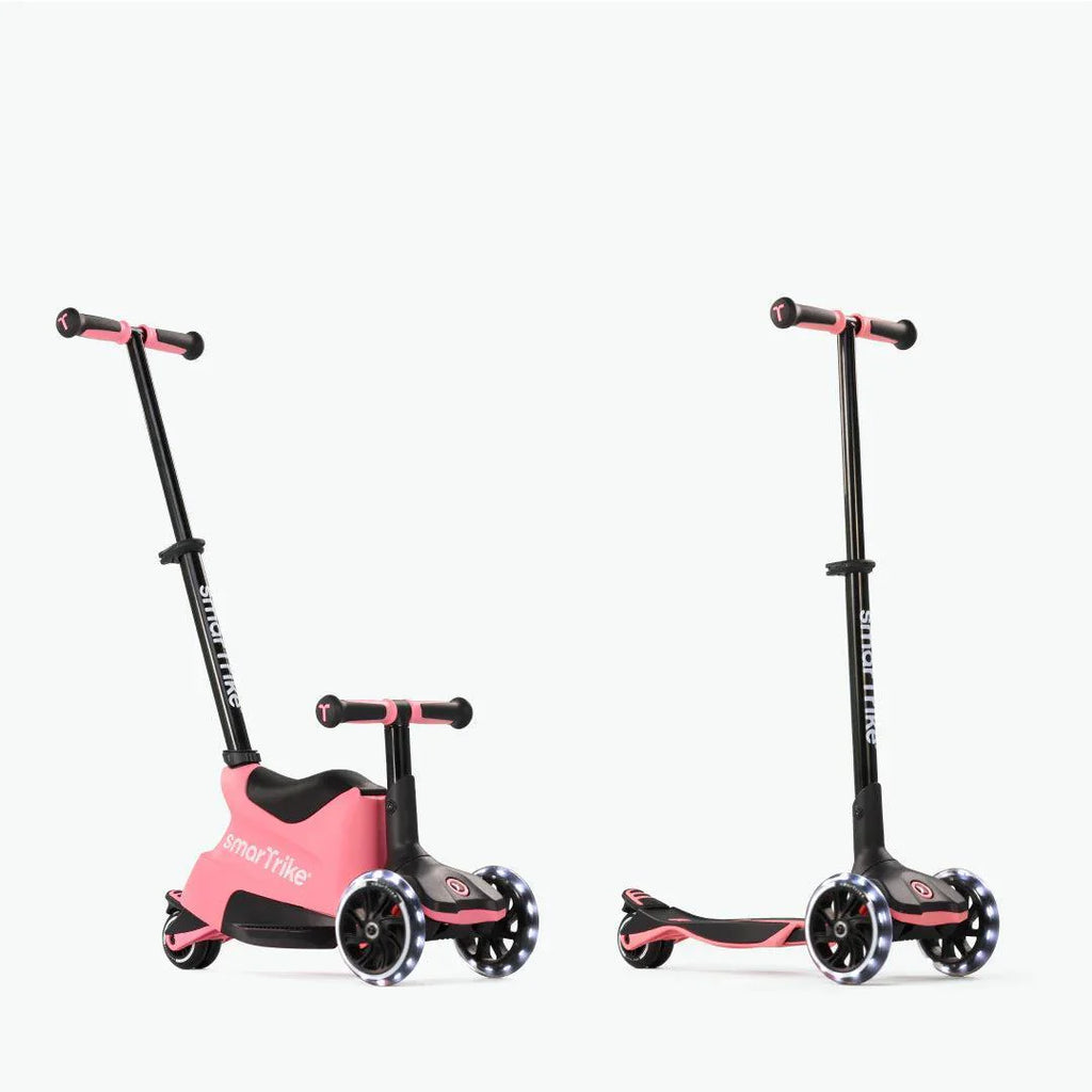 smarTrike Xtend Ride On Scooter Plus From 12 Months to 12 Years - Salmon Pink - The Baby Service