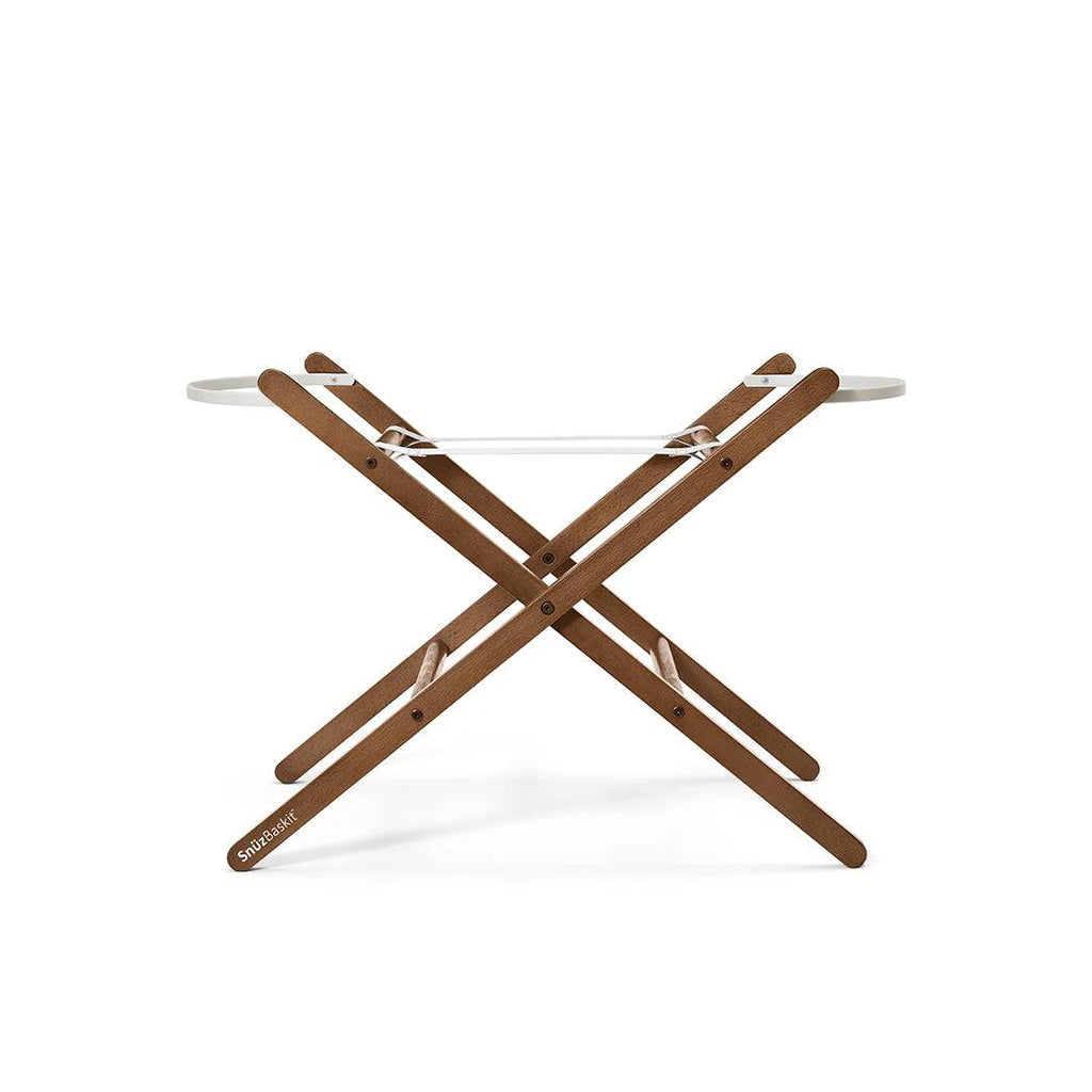 SnuzBaskit Barley Moses Basket & Walnut Stand - The Baby Service