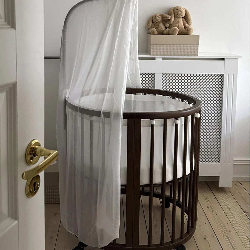 Stokke Sleepi Mini V3 - Warm Brown - Lifestyle - The Baby Service