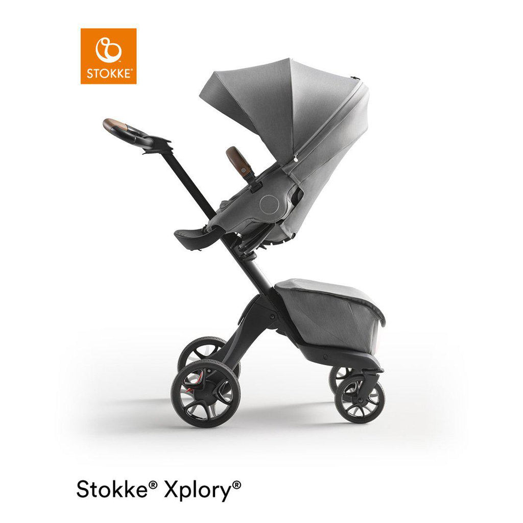Stokke Xplory X Pushchair Stroller Buggy - Modern Grey - The Baby Service
