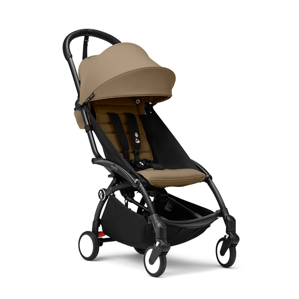 Stokke YOYO³ Stroller from 6 - The Baby Service - Toffee on Black Frame