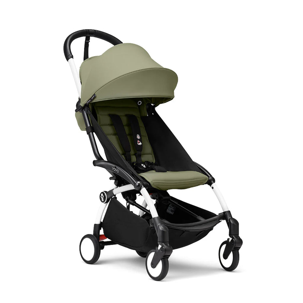 Stokke YOYO³ Stroller from 6 - The Baby Service -  - Olive on White Frame