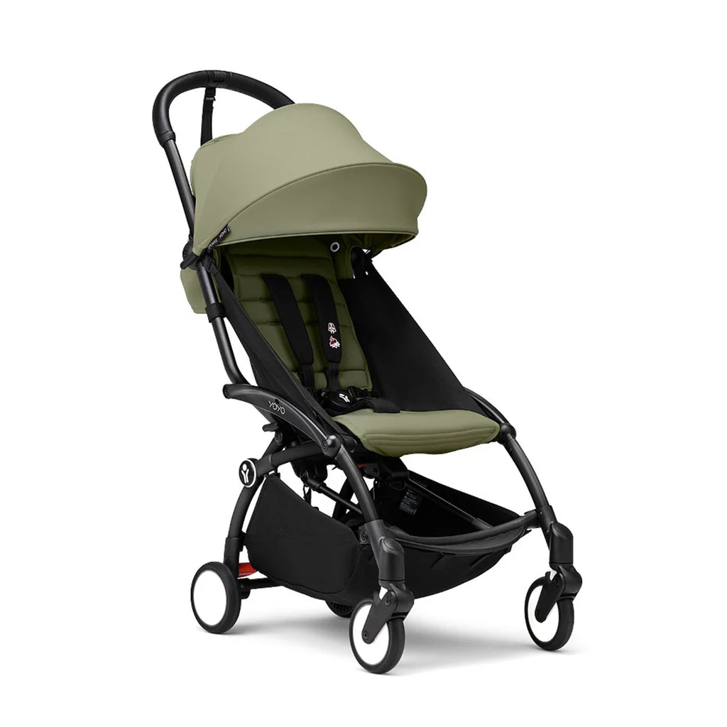 Stokke YOYO³ Stroller from 6 - The Baby Service - Olive on Black Frame