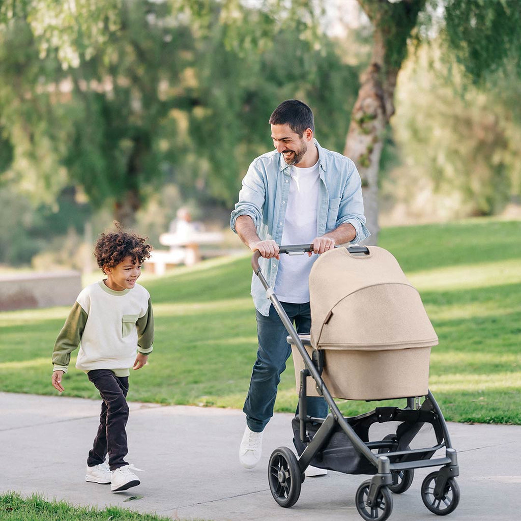 UPPAbaby Vista V2 Pushchair + Carrycot - Liam - The Baby Service - Lifestyle