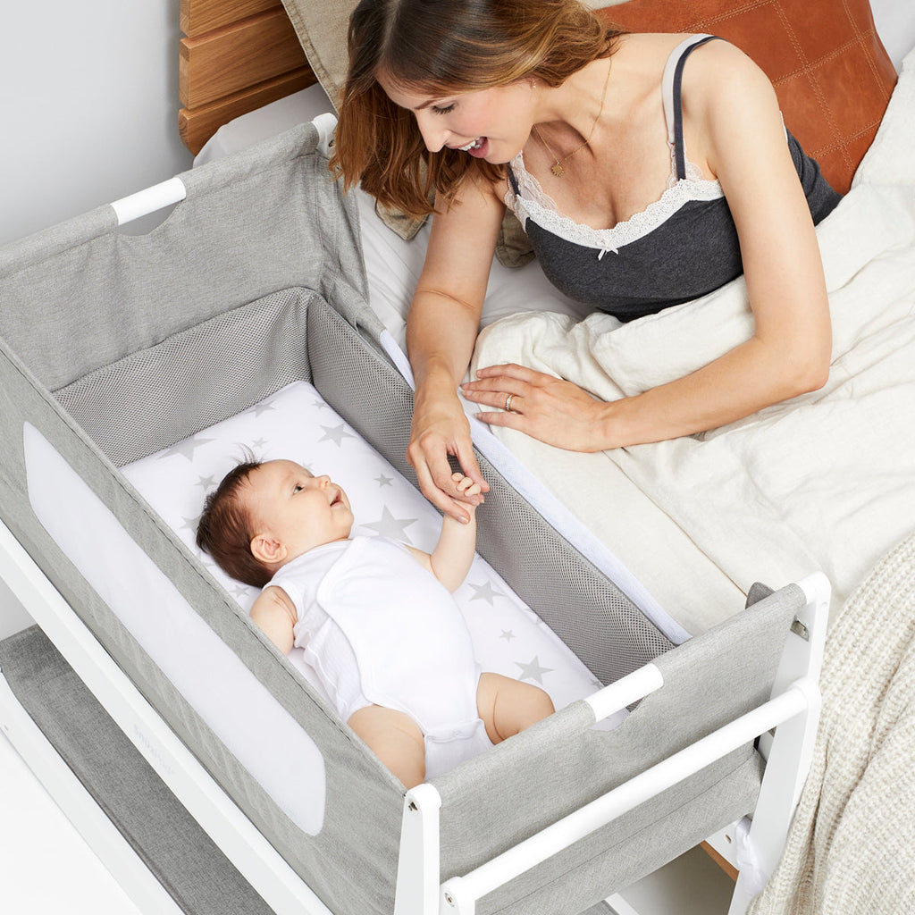 SnuzPod4 Bedside Crib - Dusk Bassinet - The Baby Service