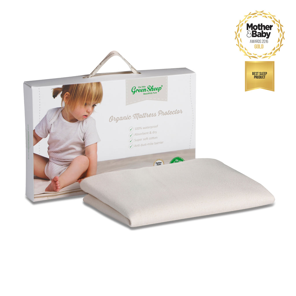Organic Cotton Mattress Protector - To Fit SnuzPod 4 - Waterproof Cover - The Baby Service