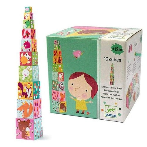 Djeco Forest Stacking Toy Blocks - The Baby Service