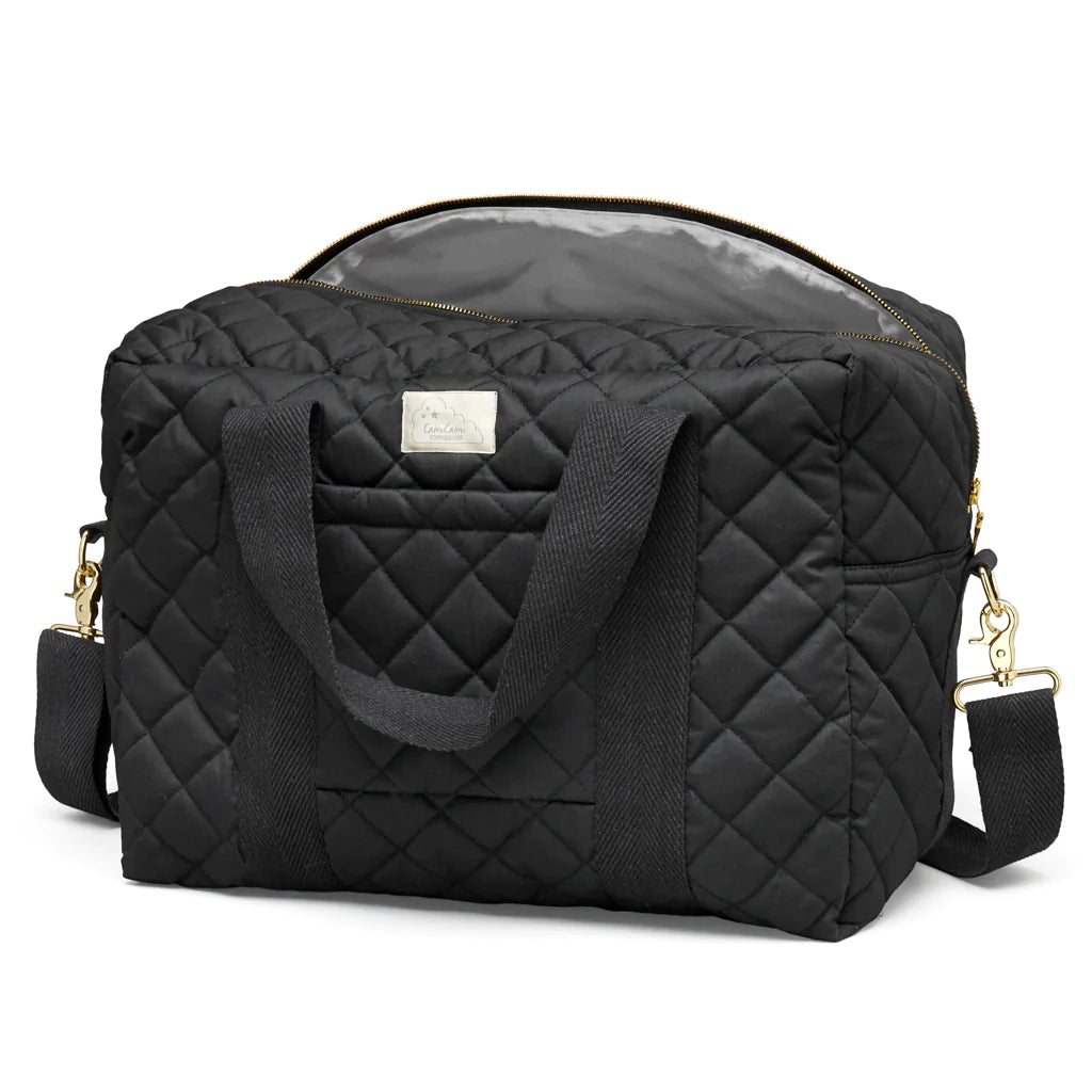 Black pram changing hot sale bag