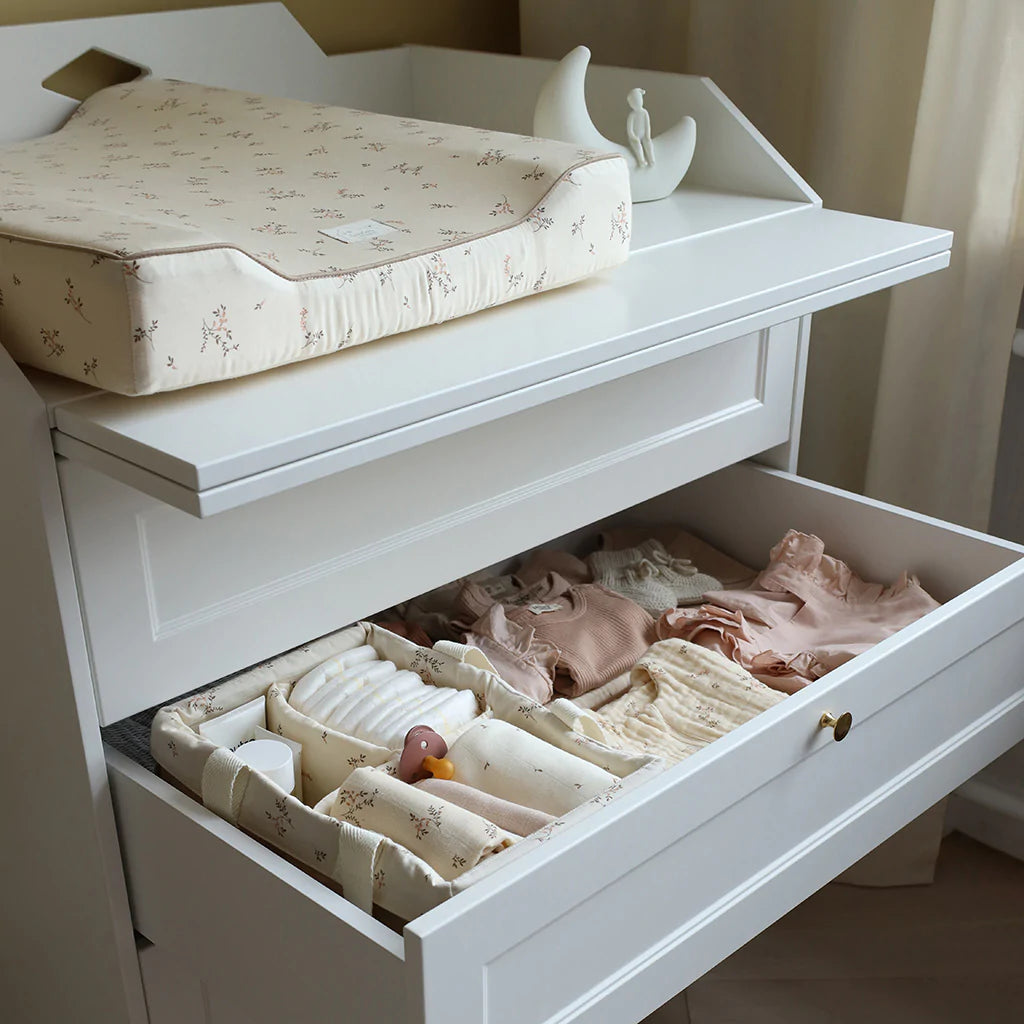 Cam Cam Copenhagen Luca Changing Table Dresser - White - The Baby Service