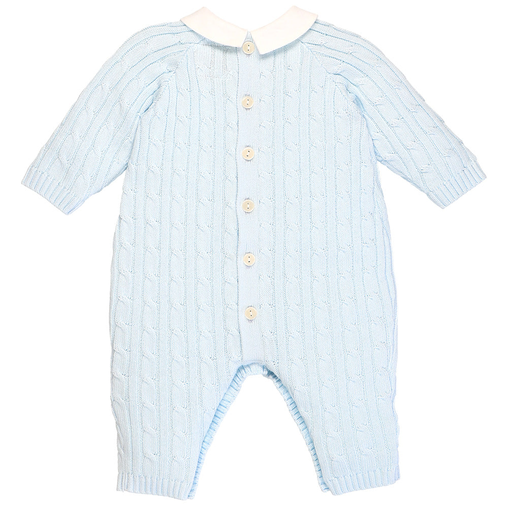 Emile et Rose - Ronnie Knit Boys All in One & Hat Set - The Baby Service.com