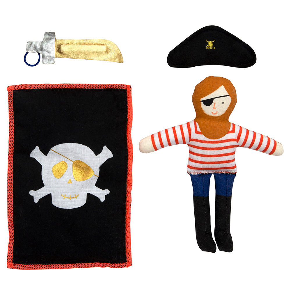 Meri Meri Pirate Mini Suitcase Doll - Gifts for Boys