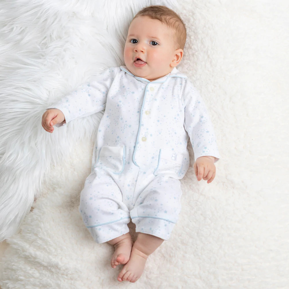 Emile et Rose - Greg Blue Star Print Pyjamas - The Baby Service