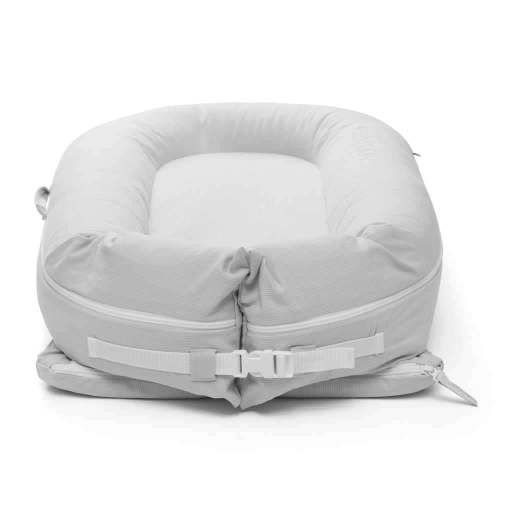 DockATot Deluxe + Plus Pod Extra Cover in Cloud Grey - The Baby Service