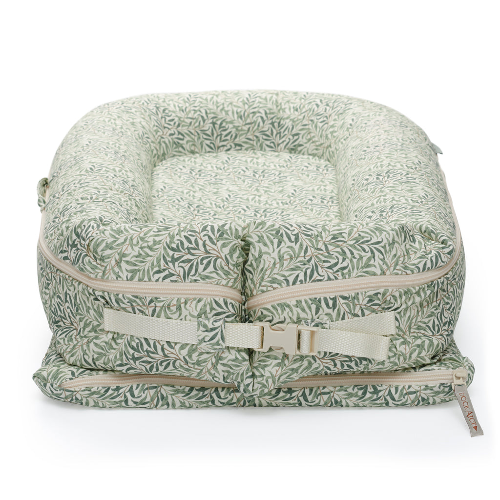 William Morris DockATot Deluxe + Plus Pod Extra Cover in Willow Boughs  - Sleepyhead - The Baby Service
