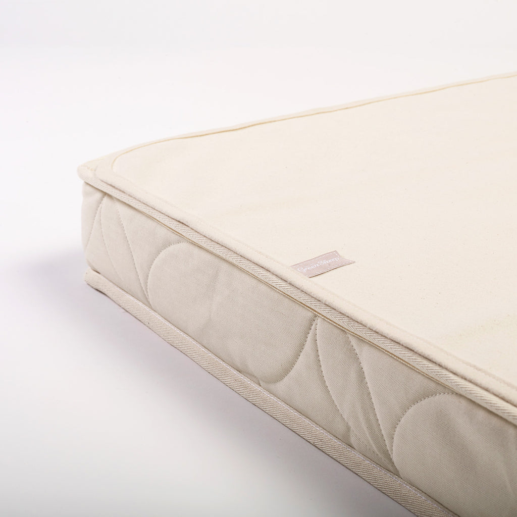 Organic Cotton Cot Mattress Protector - 60 x 120 - Waterproof Cover - The Baby Service - Shop - Chobham - BABY ESSENTIALS