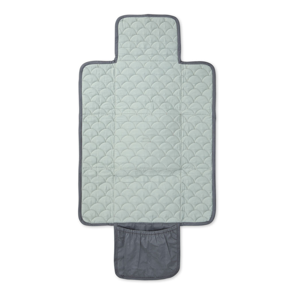 Cam Cam Copenhagen - Quilted Changing Mat Charcoal - The Baby Service.com