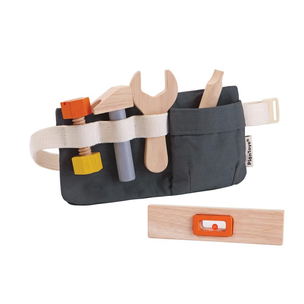 Plan Toys Tool Belt - Wooden Creative Play Toys - Gifts