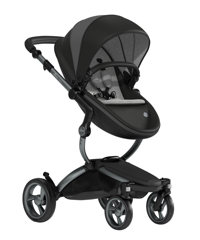 Mima Xari Complete Pushchair Stroller - London Black Edition - The Baby Service - 6+