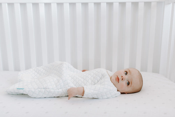 Aden + Anais Snug Fit Sleeping Bag Cream/Mint 1.5 Tog Lifestyle The Baby Service