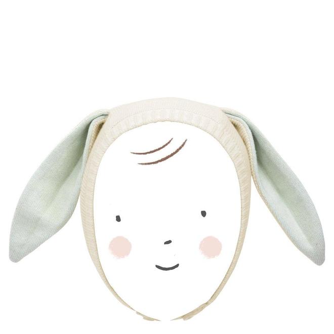 Meri Meri Mint Bunny Baby Bonnet The Baby Service