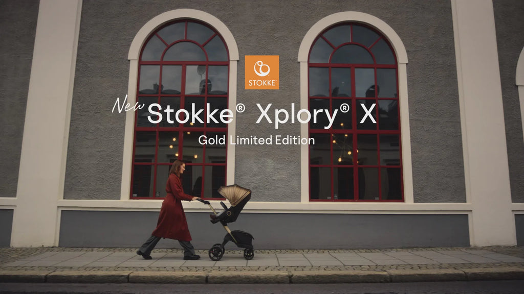 Stokke Xplory X Pushchair - Gold Edition - Strollers - The Baby Service