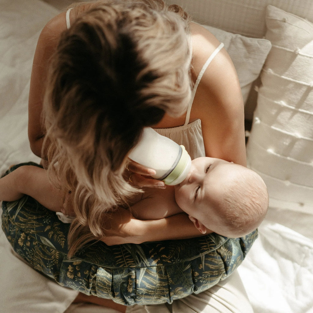 DockATot La Maman Wedge Nursing Pillow - Night Falls - Lifestyle - The Baby Service