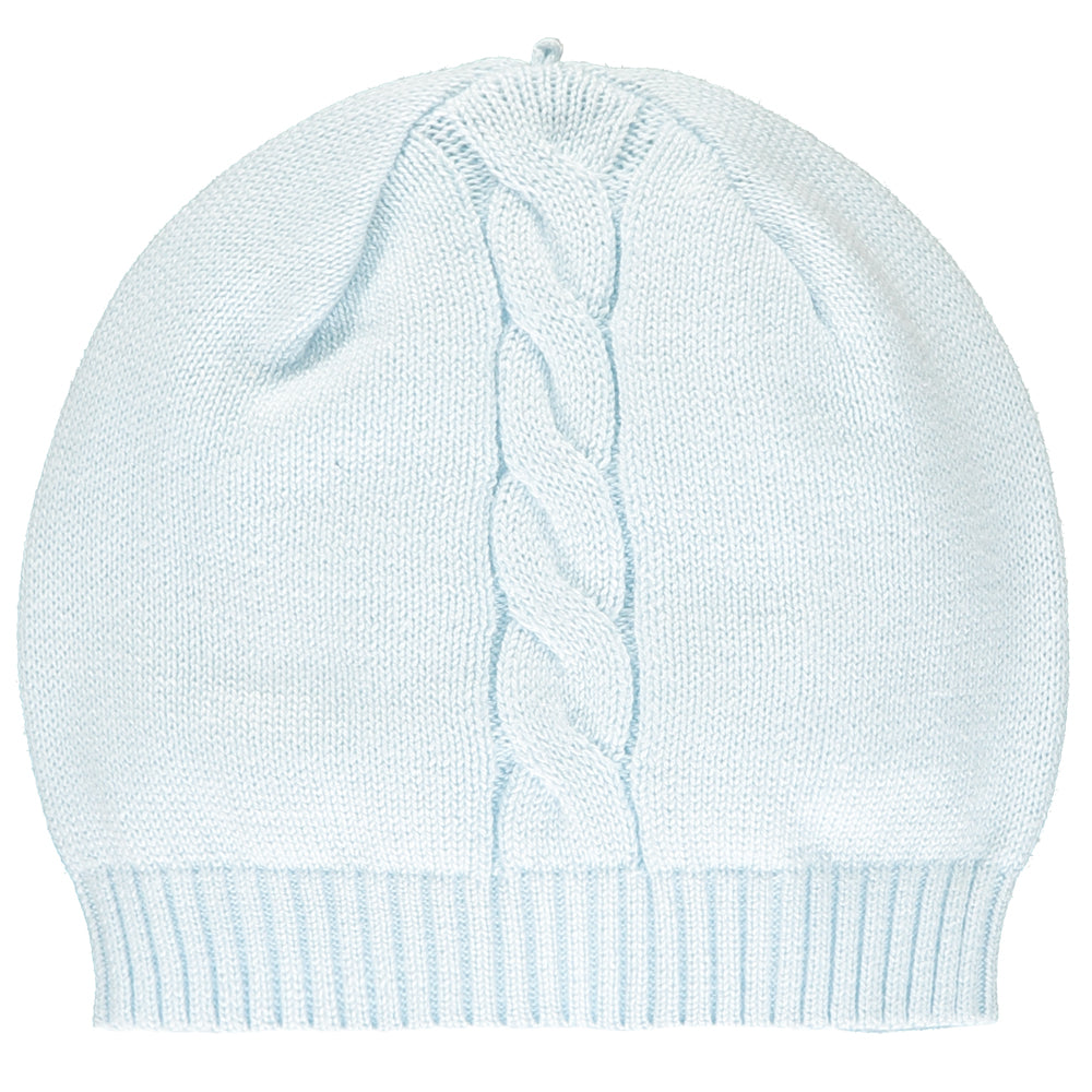 Emile et Rose - Turner Blue Knit Outfit with Hat - Luxury Clothing - The Baby Service.com