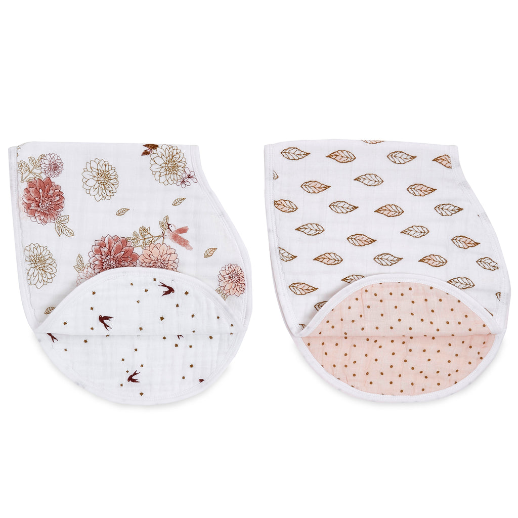 Aden + Anais Burpy Bibs 2 Pack - Dahlias - Gifts - The Baby Service