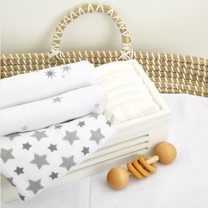 Aden + Anais Twinkle Musy Muslin Squares 3 Pack Lifestyle The Baby Service