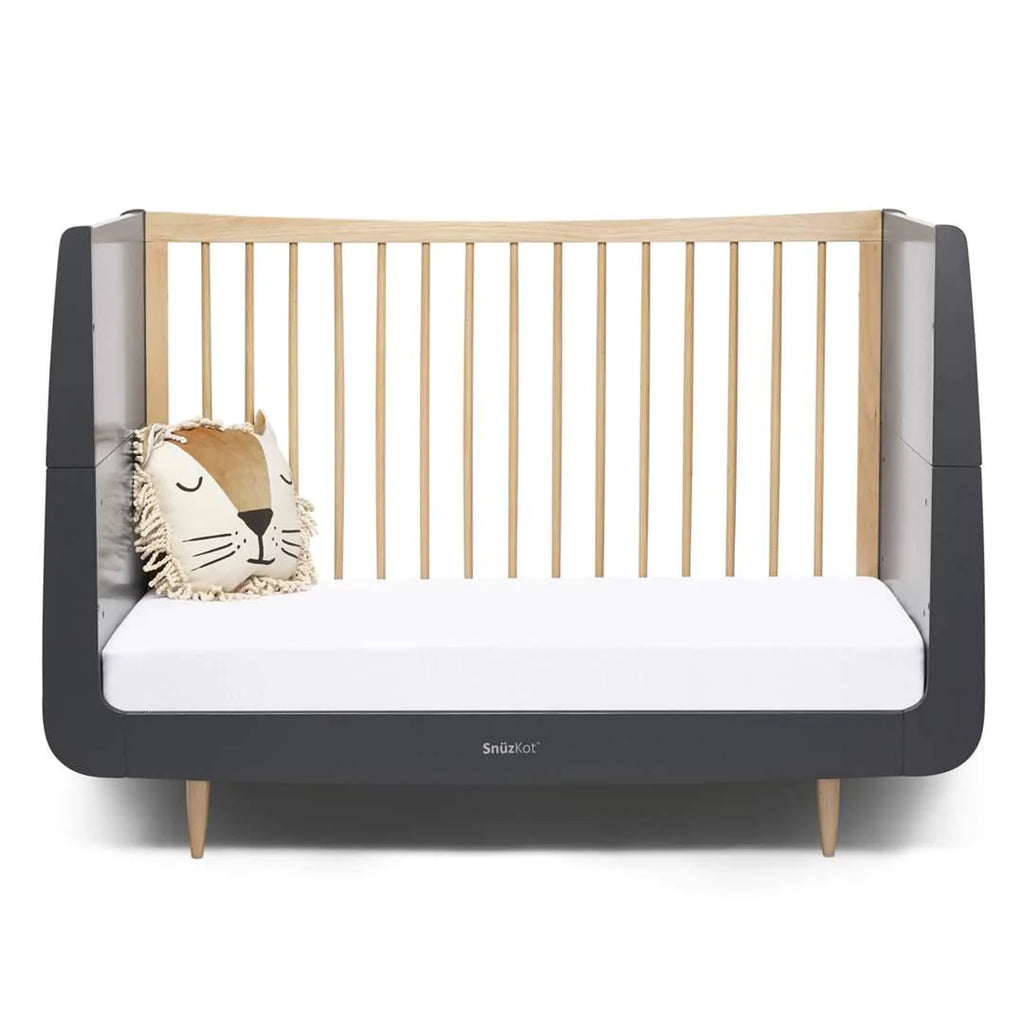 Copy of SnuzKot Skandi Cot Bed - Slate Natural - Nursery - The Baby Service