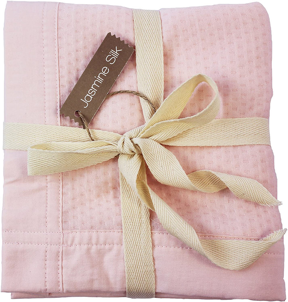 Cellular Bamboo Baby Blanket - Pink - Gifts - The Baby Service