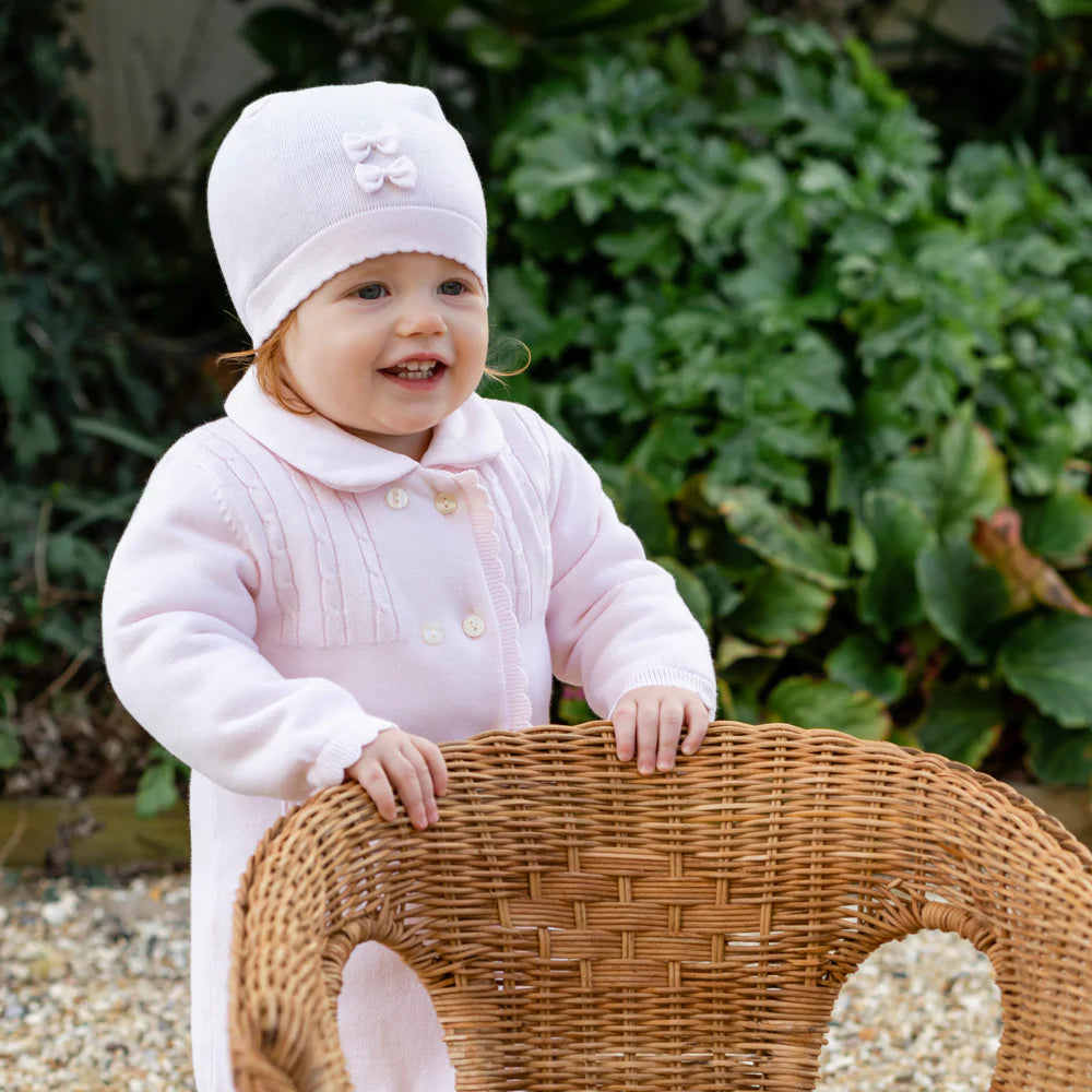 Emile et Rose - Giselle Pink Cosy Knit Jacket and Hat - Lifestyle - The Baby Service