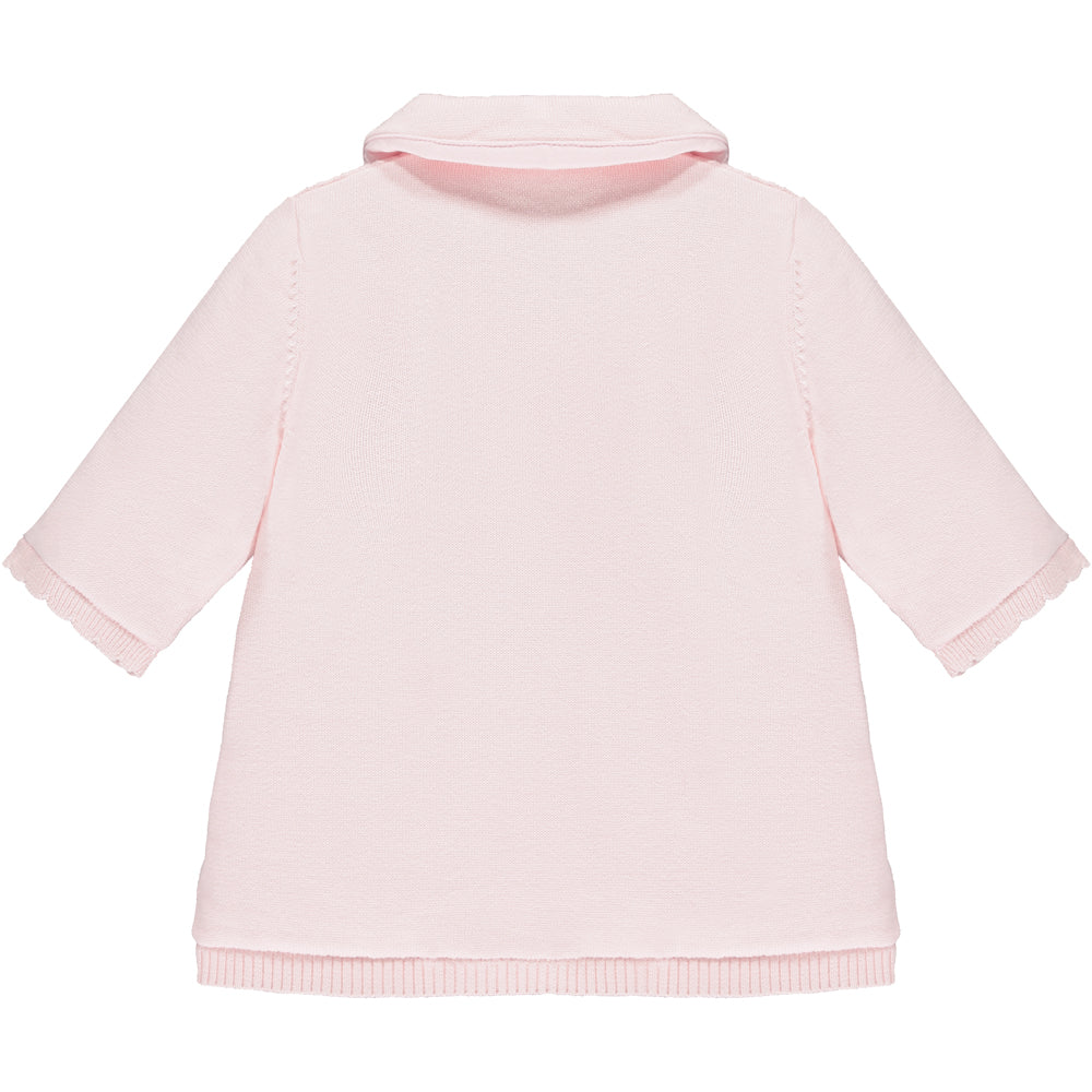 Emile et Rose - Giselle Pink Cosy Knit Jacket and Hat - Traditional Children's Clothing - The Baby Service