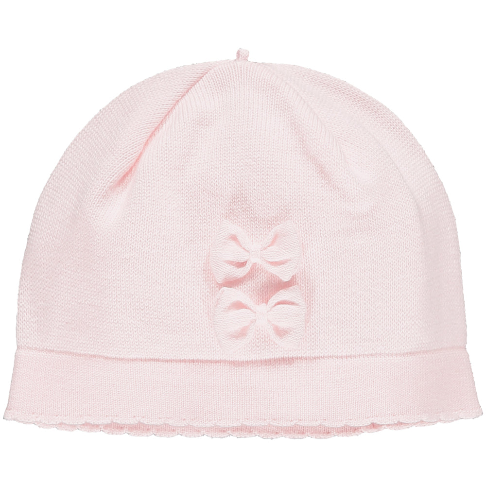 Emile et Rose - Giselle Pink Cosy Knit Jacket and Hat - The Baby Service.com