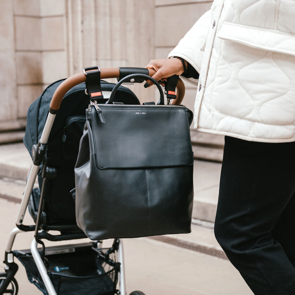 Jem Bea Ada Changing Backpack Black Changing Bag The Baby