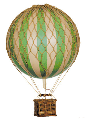 Green Stripes Authentic Models Floating The Skies Hot Air Balloon - Small
