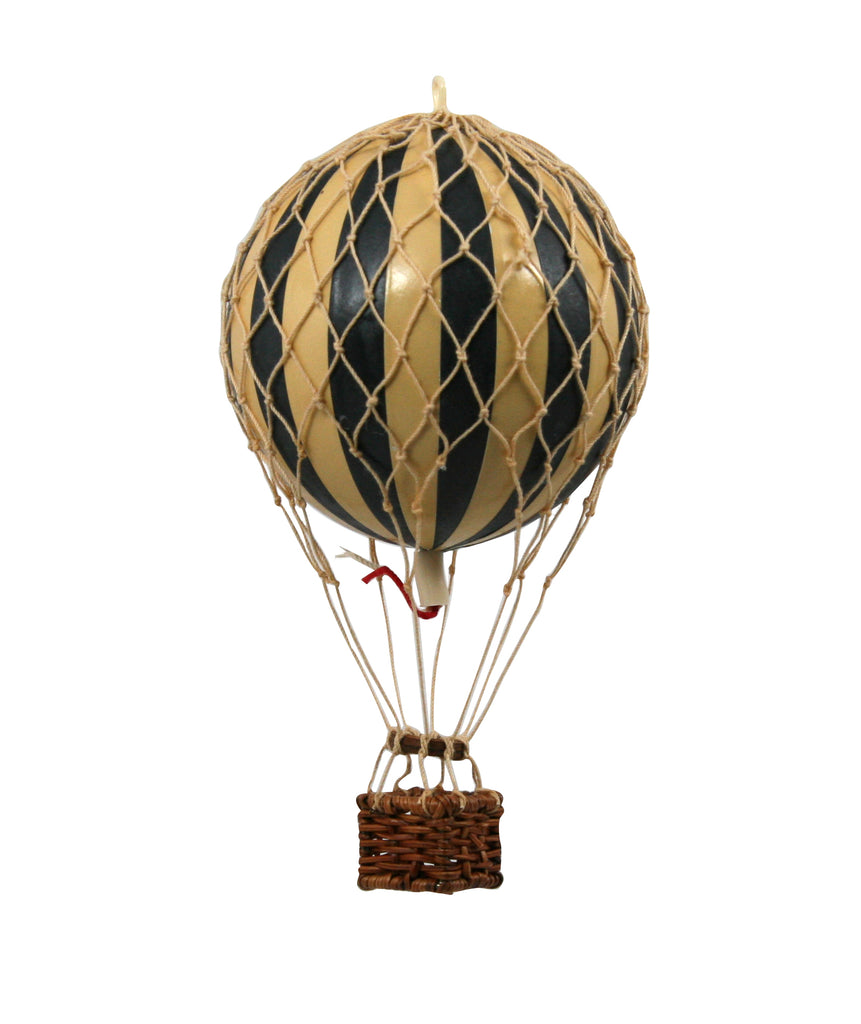 Black Stripes Authentic Models Floating The Skies Hot Air Balloon - Small