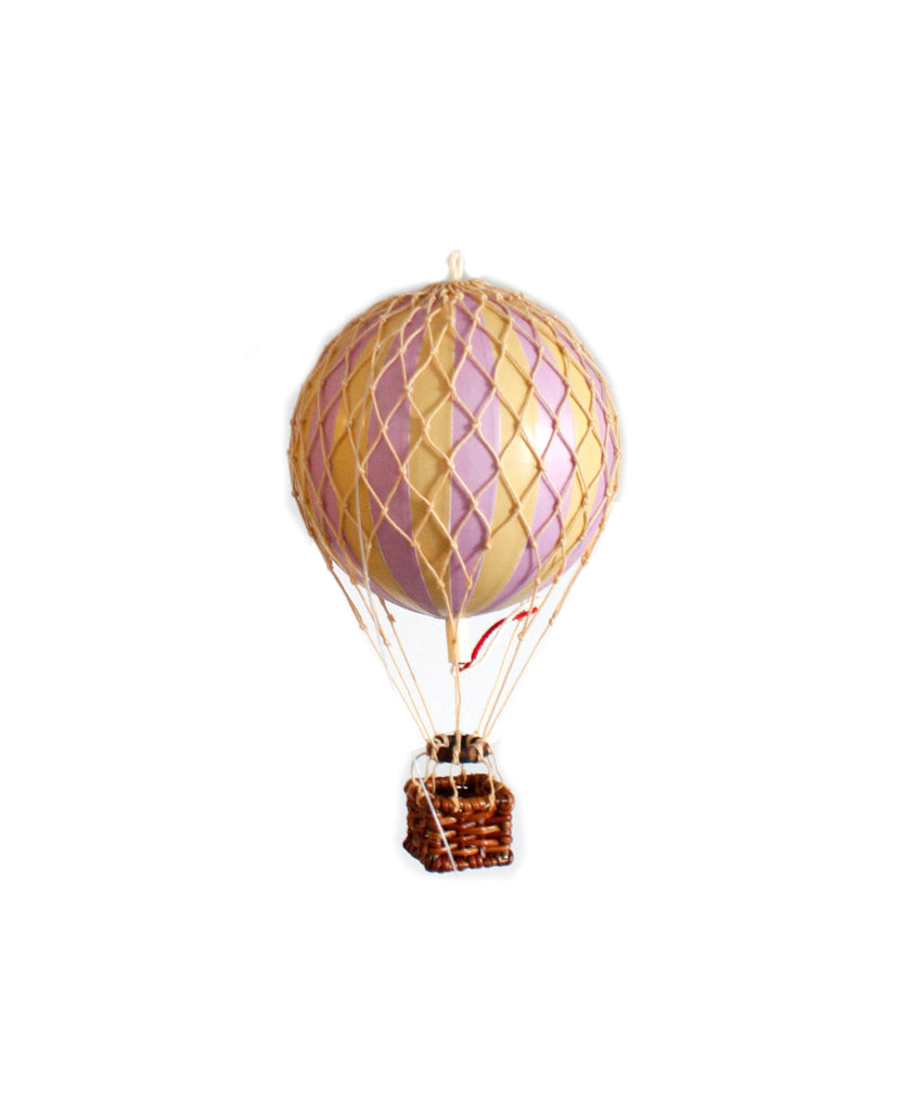 Lavendar Authentic Models Floating The Skies Hot Air Balloon - Small