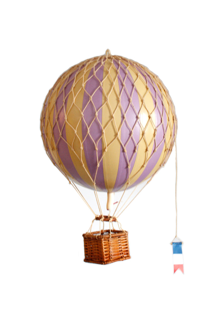 Lavendar Authentic Models Royal Aero Hot Air Balloon - Large Nursery Room Inspo